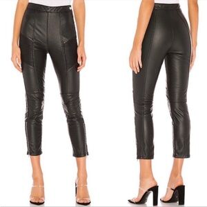 Free People Kaelin Faux Leather Moto pants